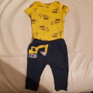 Yellow Construction Boy Set